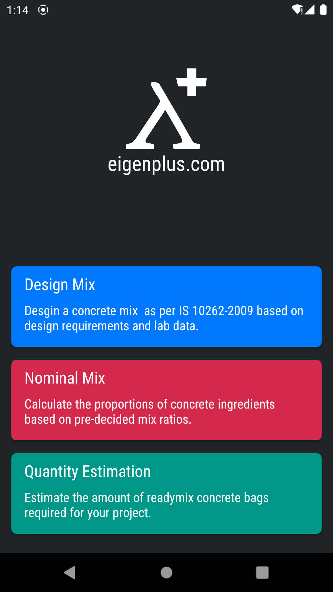 M20 Nominal mixIS10262 Concrete mix design calculator eigenplus